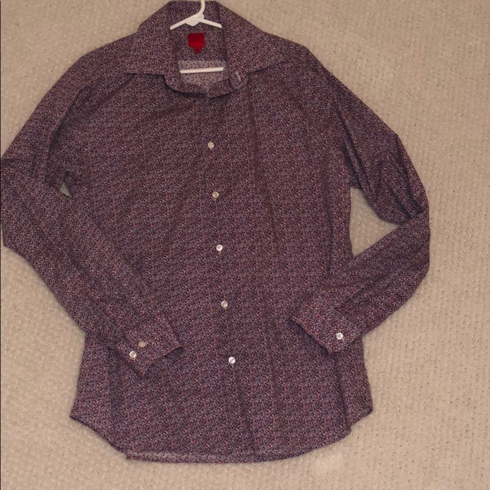 Pink & purple Saks 5th Ave button down